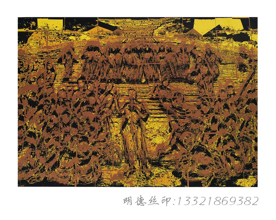 絲印版畫作品9