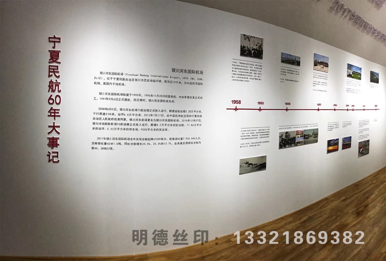展覽會現(xiàn)場絲印